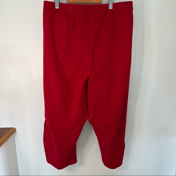 NEW Catherines Suprema Collection Red Capris Plus Size 6X - Picture 7 of 8